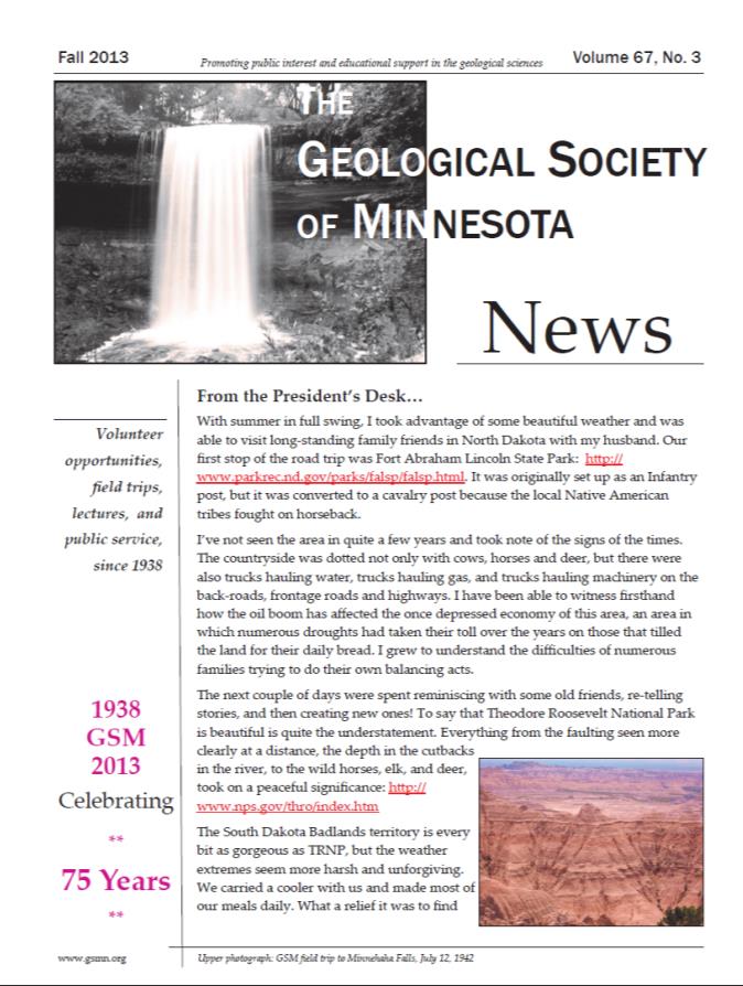 Fall 2013 Newsletter