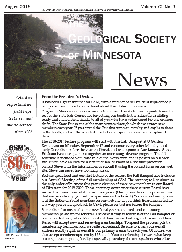 Summer 2018 Newsletter